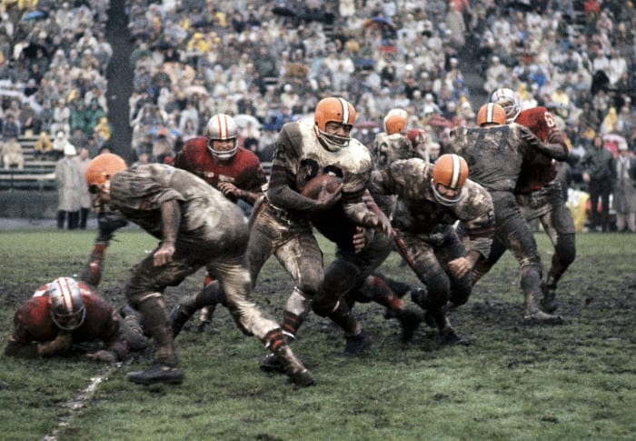 Jim Brown, Browns vs. 49ers, December 1962.